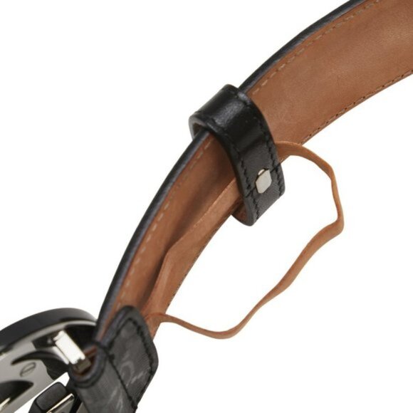 Gucci Interlocking G Belt, Size 90/36, Black Leather, 223891 - Picture 11 of 15